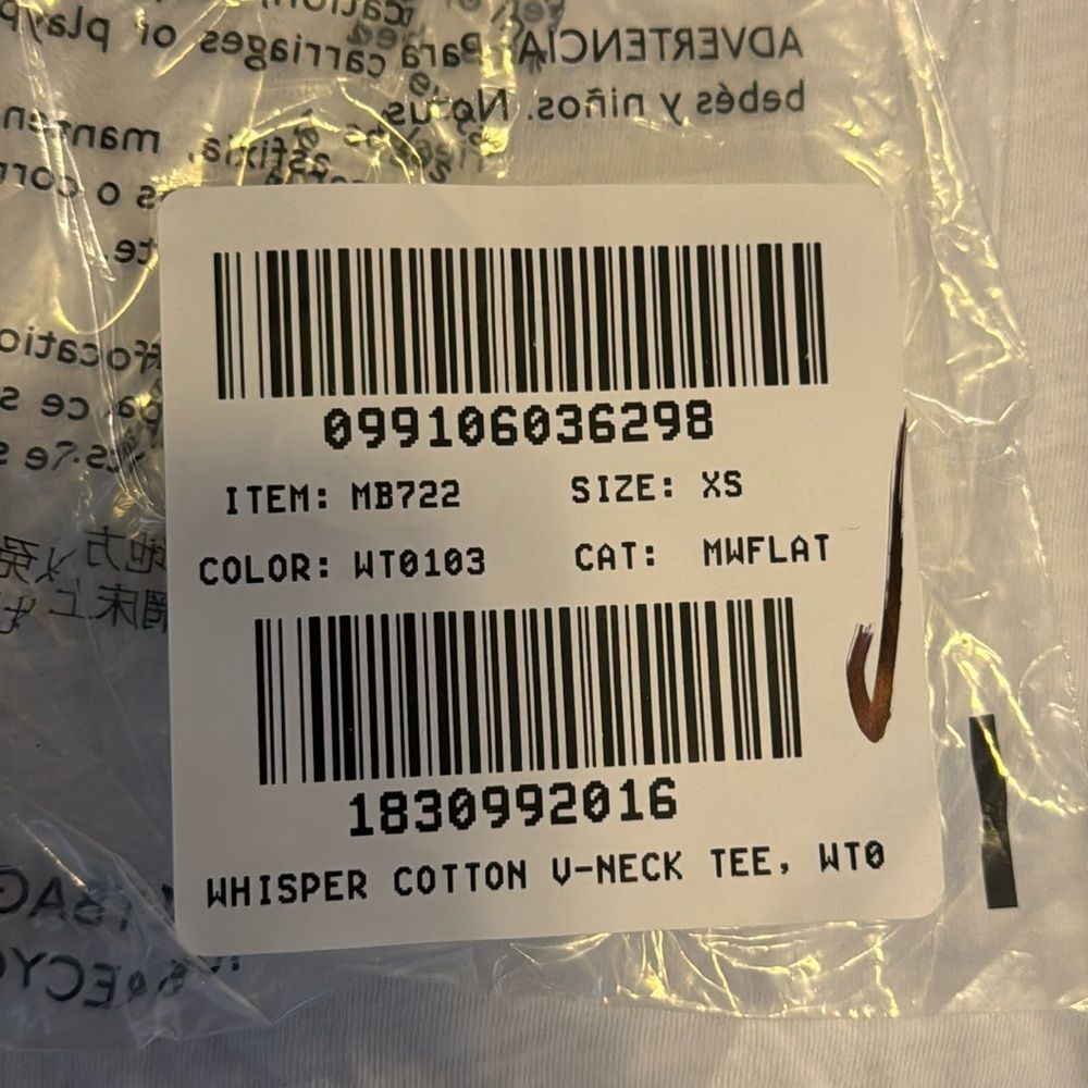 Madewell V Neck TShirt Womens‎ Size XS White - Picture 2 of 9